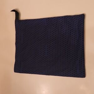 Rebecca Minkoff blue black polka dot dust bag